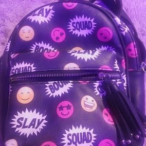 Emoji mini backpack